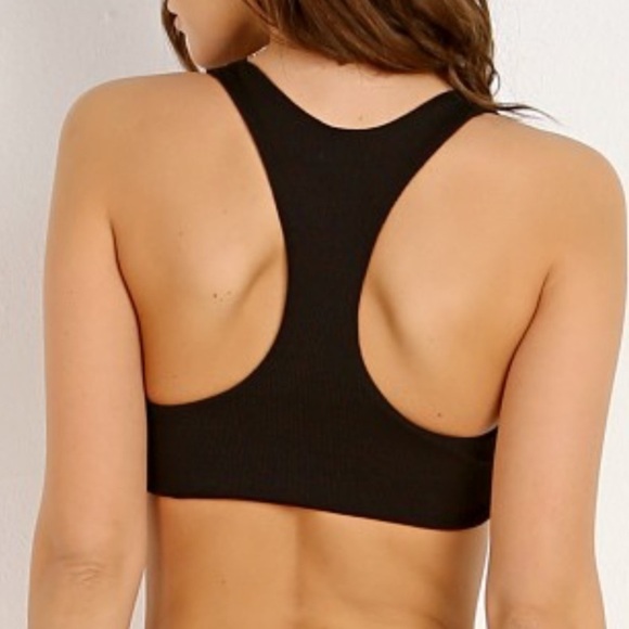 L Space Terra Ribbed keyhole cutout Racerback swim top. NWOT. XS - Picture 1 of 8